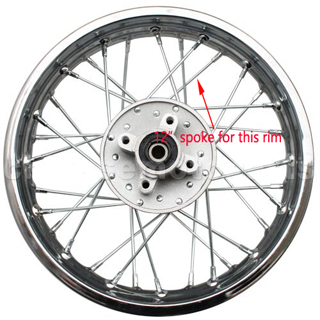 12" spokes for normal dirtbike rim(S104-001)