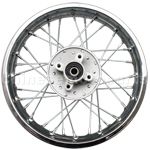 1.85*12 Rear Rim Assembly for Assembly 50cc-125cc Dirt Bike (Chr - Click Image to Close