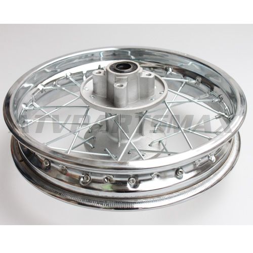 1.85*12 Rear Rim Assembly for Assembly 50cc-125cc Dirt Bike (Chr - Click Image to Close