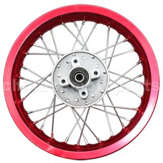 1.85*12 Rear Rim Assembly for 50cc-125cc Dirt Bike (Oxidized)