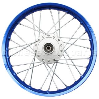 1.40*14 Front Rim Assembly for 50cc-125cc Dirt Bike (Oxidized)