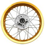 1.85*12 Rear Rim Assembly for 50cc-125cc Dirt Bike (Oxidized) - Click Image to Close