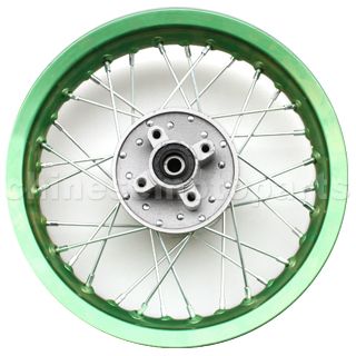 1.85*12 Rear Rim Assembly for 50cc-125cc Dirt Bike (Oxidized)