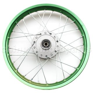 1.40*14 Front Rim Assembly for 50cc-125cc Dirt Bike (Oxidized)