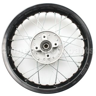 1.85*12 Rear Rim Assembly for 50cc-125cc Dirt Bike (Stoving Varn