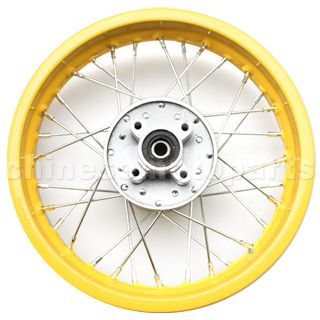 1.85*12 Rear Rim Assembly for 50cc-125cc Dirt Bike (Stoving Varn