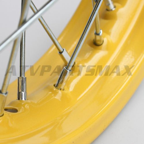 1.85*12 Rear Rim Assembly for 50cc-125cc Dirt Bike (Stoving Varn - Click Image to Close