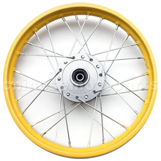 1.40*14 Front Rim Assembly for 50cc-125cc Dirt Bike (Stoving Var