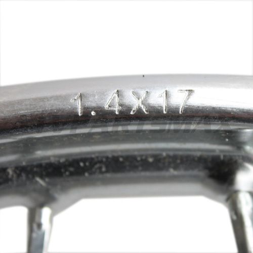 1.40*17 Front Rim Assembly for 50cc-125cc Dirt Bike (Chrome Plat - Click Image to Close