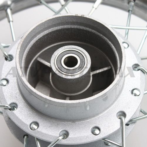 1.40*10 Rear Rim Assembly for 50cc-125cc Dirt Bike (Chrome Plate - Click Image to Close