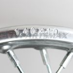 1.40*10 Rear Rim Assembly for 50cc-125cc Dirt Bike (Chrome Plate