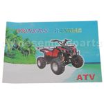 Owner's Manual For ATV - Click Image to Close