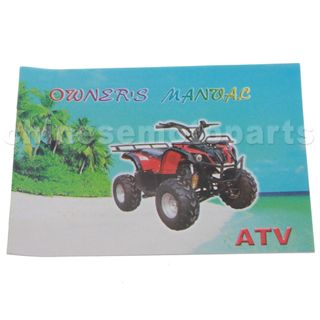 Owner's Manual For ATV