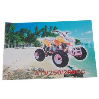 Owner's Manual For 200cc-250cc ATV