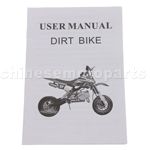 Owner's Manual For 2 stroke Dirtbike