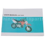 Owner's Manual For Dirtbike - Click Image to Close