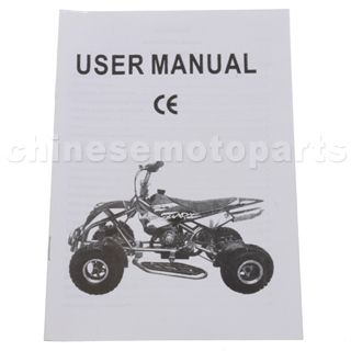 Owner's Manual For 2 stroke Mini Quad