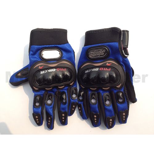 Pro-Biker Motocross Glove - Blue - L - Click Image to Close