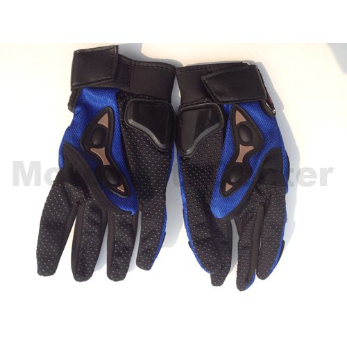 Pro-Biker Motocross Glove - Blue - M - Click Image to Close