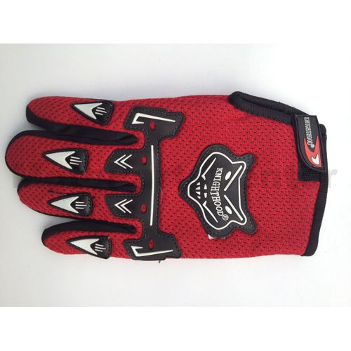 Motocross Racing Sports Glove - Red - Click Image to Close