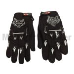 Motocross Racing Sports Glove - Black - Click Image to Close